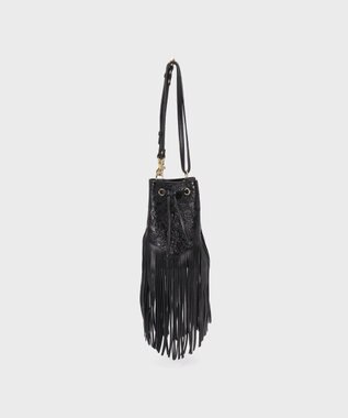 GRACE CONTINENTAL FringeBag ブラック