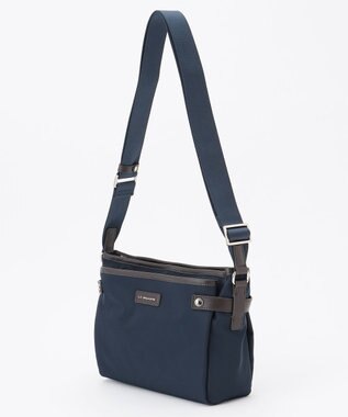 LA BAGAGERIE 【撥水ナイロン】ベーシックポシェット ネイビー