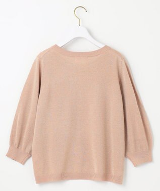 ANY SIS 【洗える】ラメ プルオーバー オレンジ