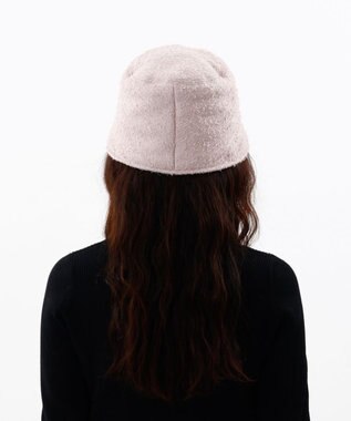 AURORA 【 LANVIN en Bleu （ランバン オン ブルー）】フィルムジャガード横ハギバケットハット ピンク