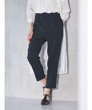 Green Parks 接触冷感　テーパードパンツ Dark Navy