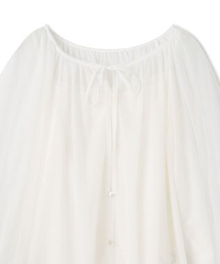 GRACE CONTINENTAL チュール2WAYトップ ホワイト