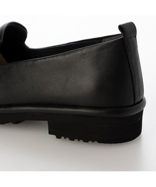 ing <ing>【サスティナブル】ボリュームソールスリッポンシューズ ブラック