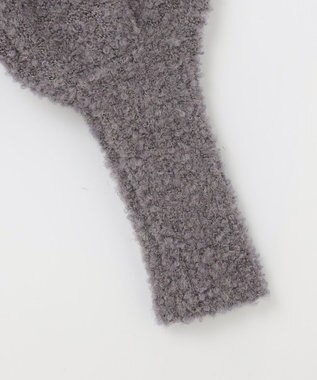 Feroux 【洗える】ブークレーラグラン ニット グレー系