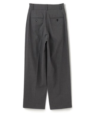 uncrave TRツイル ベーシックトラウザー チャコール