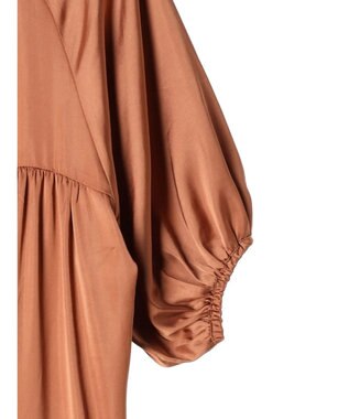 Green Parks armonia．ティアード切り替えワンピース Terracotta