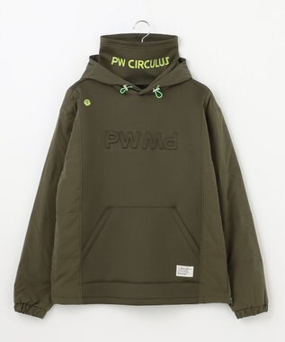 PW CIRCULUS 【MEN】中綿コンビデタッチャブルフーディ カーキ系