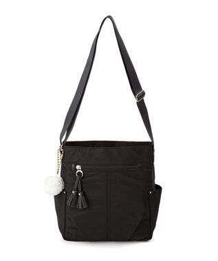 ACE BAGS & LUGGAGE kanana project collection タッセル-e ショルダーバッグ 縦 68871 ブラック