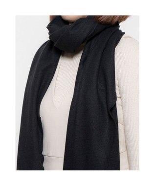 UNBILLION カシュネ cache nez / ツイル無地ストール ブラック