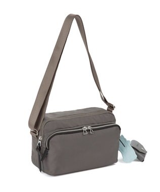 ACE BAGS & LUGGAGE HAyU × ace. フィカス ショルダーバッグ 19102 ハユ チャコール