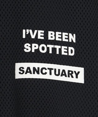 PW CIRCULUS 【WOMEN】【2SET/吸汗速乾/消臭/ストレッチ】ドルマンスリーブメッシュ シャツ + モックネックインナー ブラック系