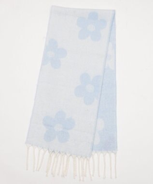 WEGO 【マフラー/ユニセックス着用】ワイドフリンジストール 柄15