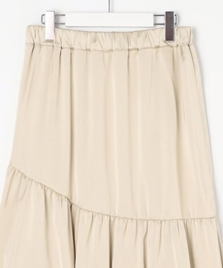 Feroux 【セットアイテム】裏毛プルオーバー×ランダムプリーツ スカート ベージュ系