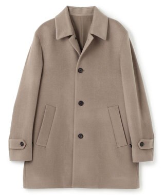 JOSEPH HOMME グロッシーウール　バルマカーンコート ベージュ系