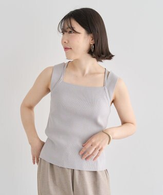 Green Parks ２ＷＡＹニットタンクトップ Gray
