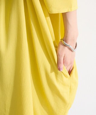 Green Parks Ｉ　レーヨンクレープチュニック Yellow