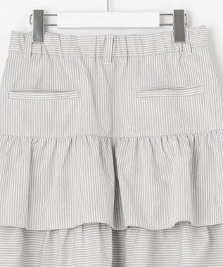 23区GOLF 【WOMEN】【23Fondation/WEB&一部店舗限定】ティアード スカート ライトグレー系2