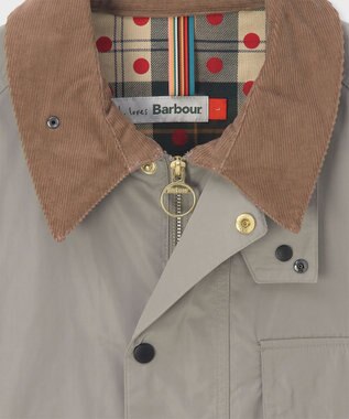 Paul Smith Paul Smith Loves Barbour Transport ポリエステルジャケット ベージュ