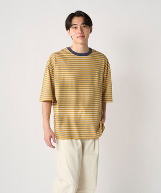 OP／FILA 【Kappa】ウェルネスクラブボーダーTシャツ イエロー