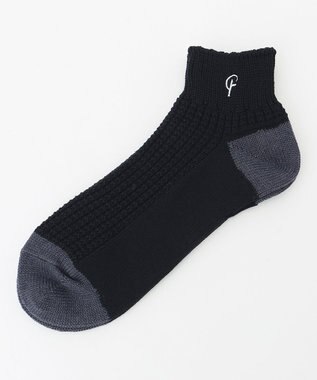 23区GOLF 【23Fondation】ショート丈 ソックス ブラック系