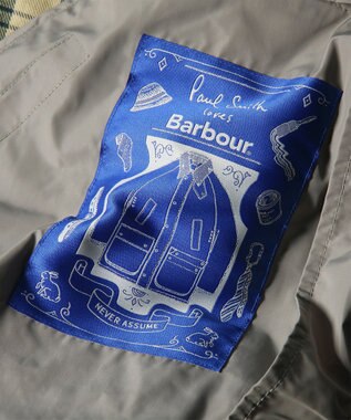 Paul Smith Paul Smith Loves Barbour Transport ポリエステルジャケット ベージュ