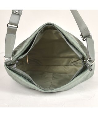 Y'SACCS PolkaDots口折れショルダー　Mサイズ ライトグリーン