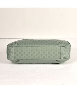 Y'SACCS PolkaDots口折れショルダー　Mサイズ ライトグリーン