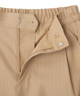 CRAFT STANDARD BOUTIQUE ストライプタックカーブパンツ Stripe Beige