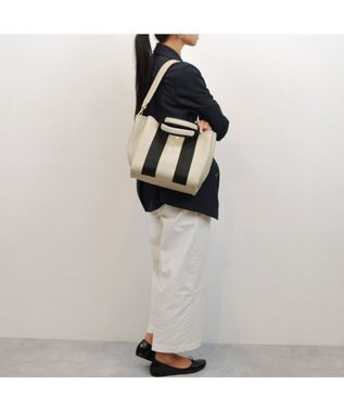 UNBILLION cachecache 太ショルダー付き2wayテープトートバッグ ベージュ