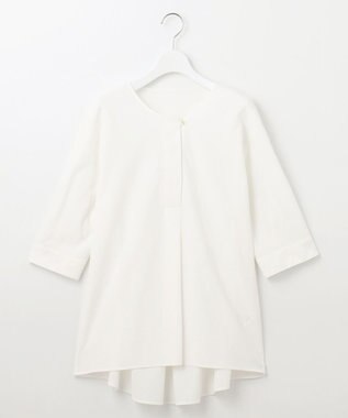 自由区 L 【カタログ掲載・洗える】リヨセルコットンツイル ブラウス オフ