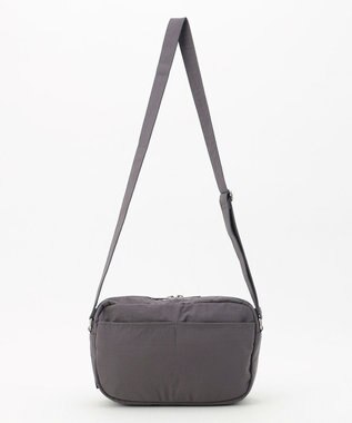 LA BAGAGERIE 【MONICA】クリンクルナイロン　ドロストショルダーバッグ グレー