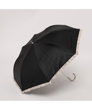 UNBILLION カシュネ cachenez / 【晴雨兼用】【日傘】UV カット率99％以上 PUバイカラーフリルトップレス折りたたみ傘