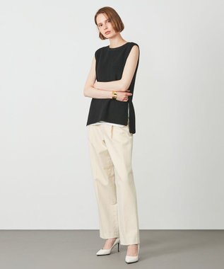 BEIGE， BARR / ノースリーブニット Black