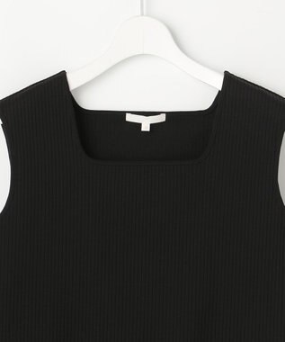 自由区 S スクエアネック インナー ブラック