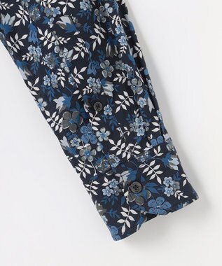 JOSEPH ABBOUD 【ジョセフ・アブード氏セレクト・英国LIBERTY社】リバティ シャツ ネイビー系6