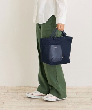 ROOTOTE 1164【手洗い可能】SC.デリ.ウエッファ.プレーン-A 01：ネイビー