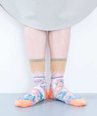 COQ フワリ シアーラメソックス ピンク