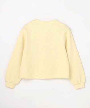 ANY KIDS 【洗濯機可能】スナップボタン カーディガン イエロー