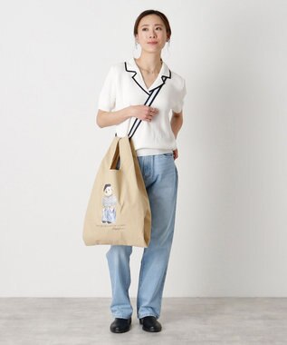 MOONBAT 【2WAY/撥水】POLO RALPH LAUREN フレンチベア ベルト付きレインバッグ ベージュ