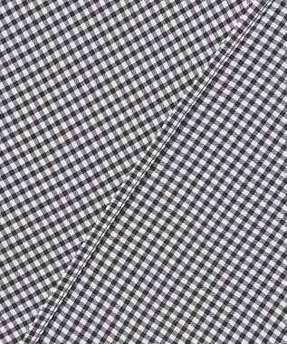 J.PRESS LADIES L 【一枚で着映え】アセVisギンガム ギンガム ブラウス ブラックチェック系