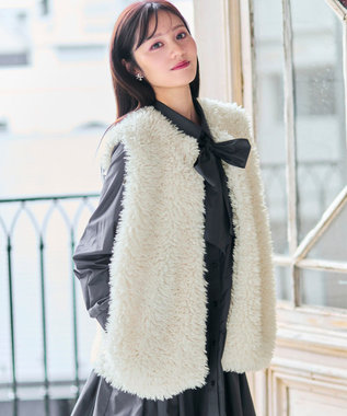  プードルファー ジレ