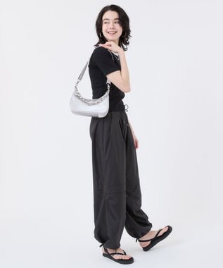 LeSportsac CHAIN SMALL CONV HOBO/シルバーシャインスナイデル シルバーシャインスナイデル