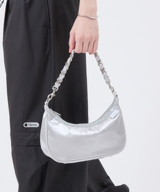 LeSportsac CHAIN SMALL CONV HOBO/シルバーシャインスナイデル シルバーシャインスナイデル