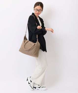 ACE BAGS & LUGGAGE W&.Day/Night ルノ ナイロントート A4サイズ 15582 ダブルアンドデイナイト グレージュ