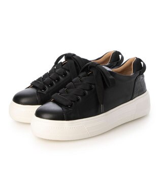 MODE ET JACOMO <MODE ET JACOMO>厚底レースアップスニーカー ブラック