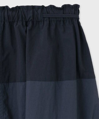 Paul Smith タスランナイロン フレアスカート ネイビー