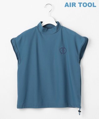 23区GOLF 《追加生産/新色登場》【WOMEN】機能に優れた新素材「AIR TOOL」モックネック サックスブルー系