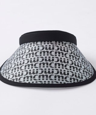 FILA GOLF／marie claire 【marie claire SPORT】総ロゴクリップバイザー ブラック