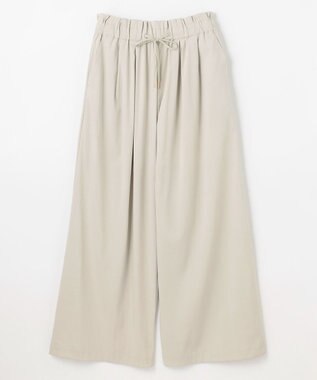 ANY 【新色追加/ウエストゴム】清涼リラックスハイウエストパンツ グレージュ