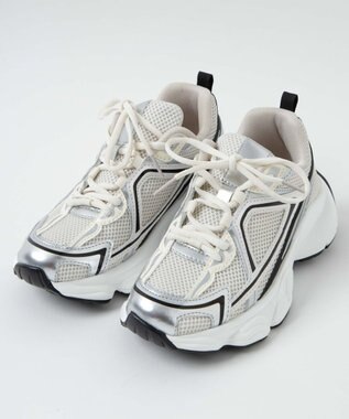 WEGO プリントデザインスニーカー ホワイト